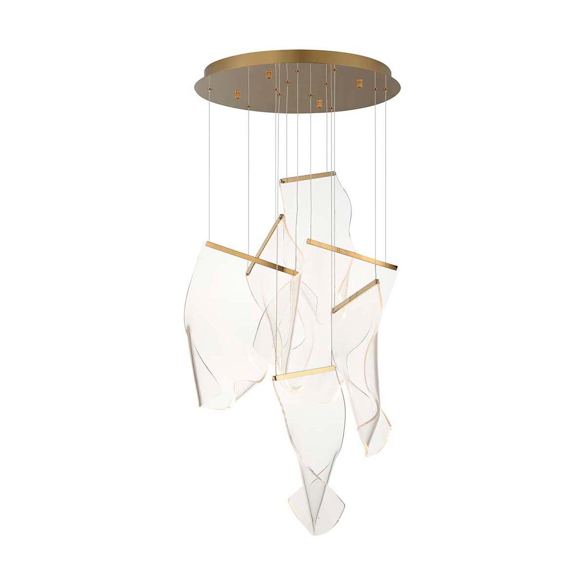 Lucuian candelabru Acrilic LED Abstract Flotant