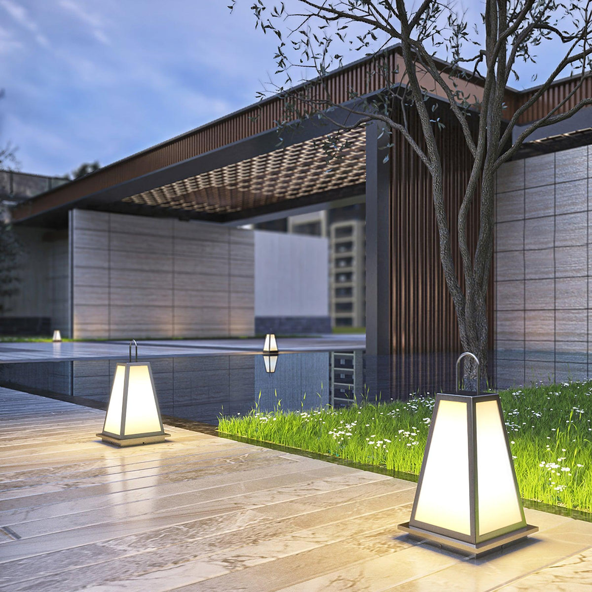 Cilo corp de iluminat pentru exterior, minimalist