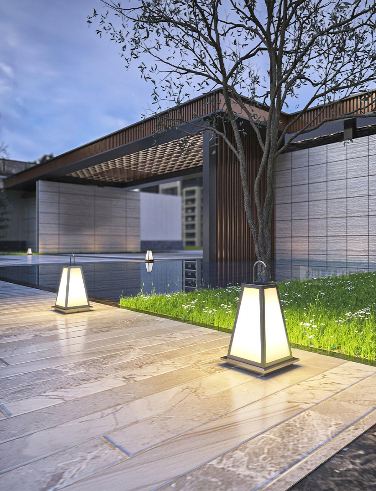 Cilo corp de iluminat pentru exterior, minimalist