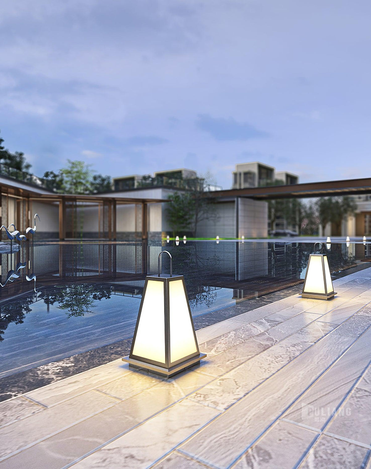 Cilo corp de iluminat pentru exterior, minimalist