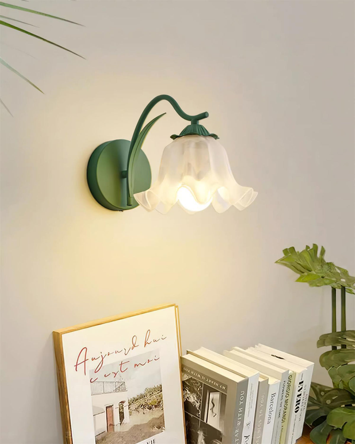 Lily aplică de perete Botanical Whimsy Tulpină Verde