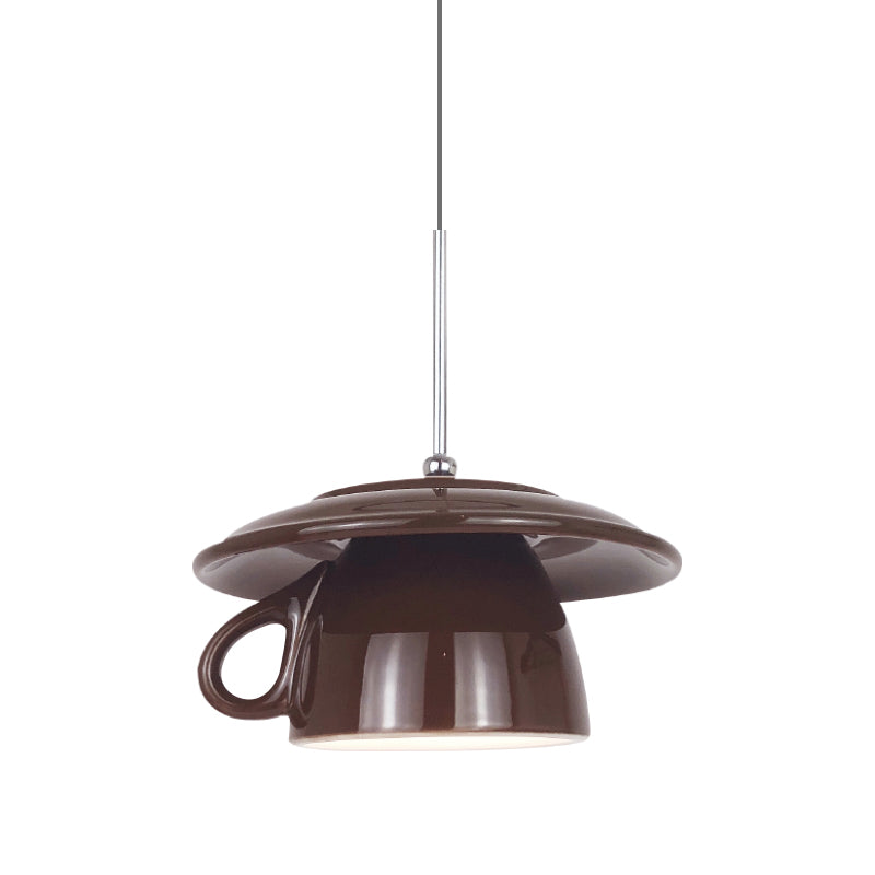 Valentina modern Cup Ceramic LED lampă suspendată dormitor