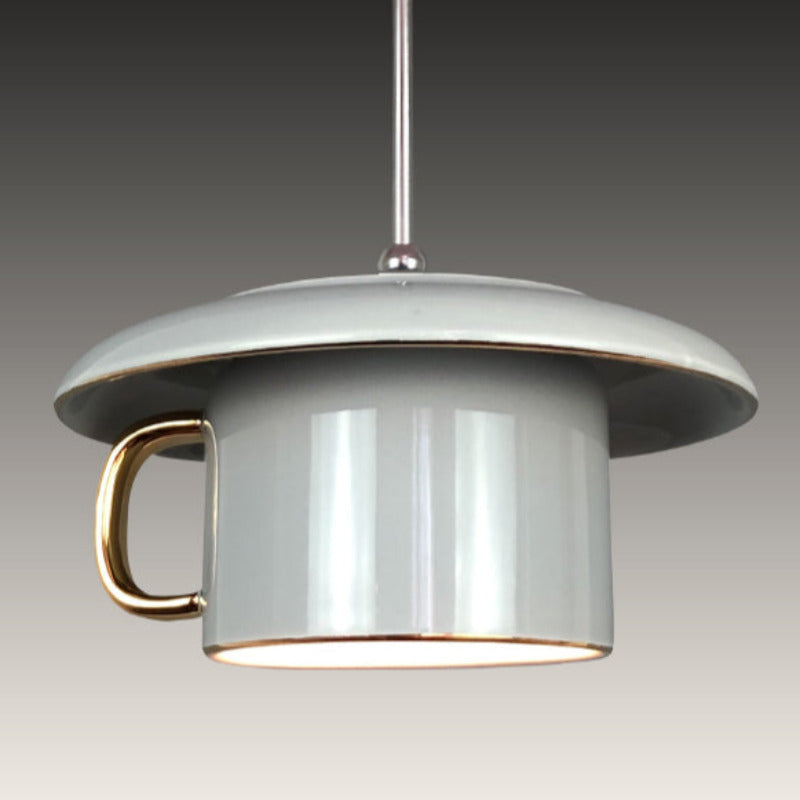Valentina Urban Cup Ceramic LED lampă suspendată living