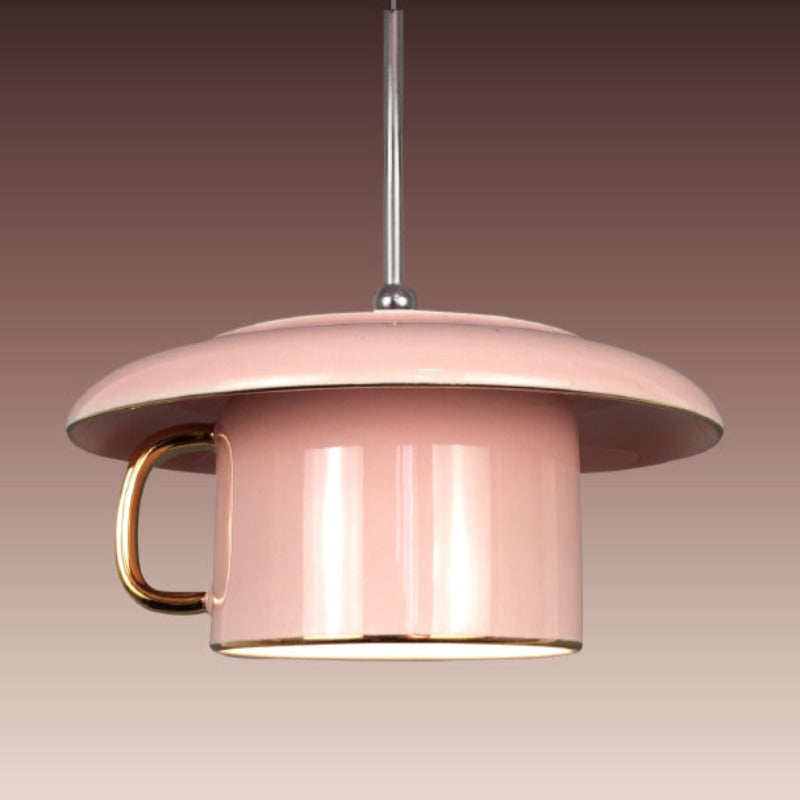 Valentina Urban Cup Ceramic LED lampă suspendată living