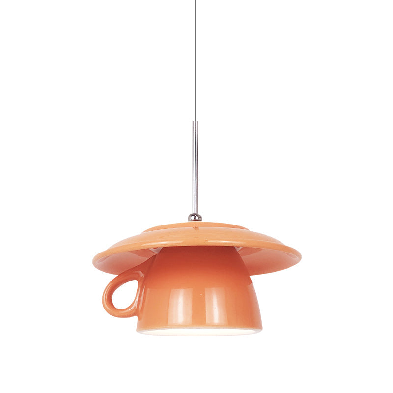 Valentina modern Cup Ceramic LED lampă suspendată dormitor