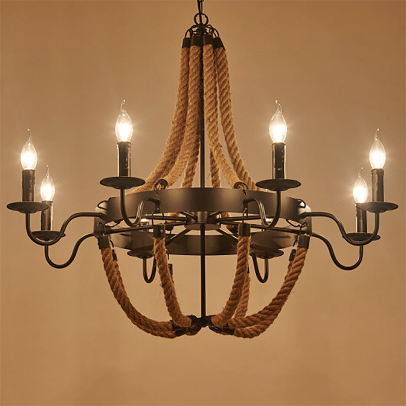Epoch Vintage Loft Twine lampă suspendată metal Restaurant/Barem