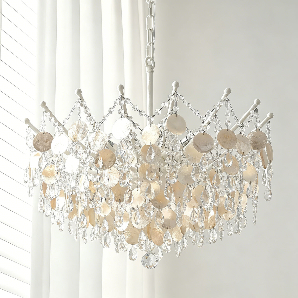 Avenorira Capiz Bead candelabru