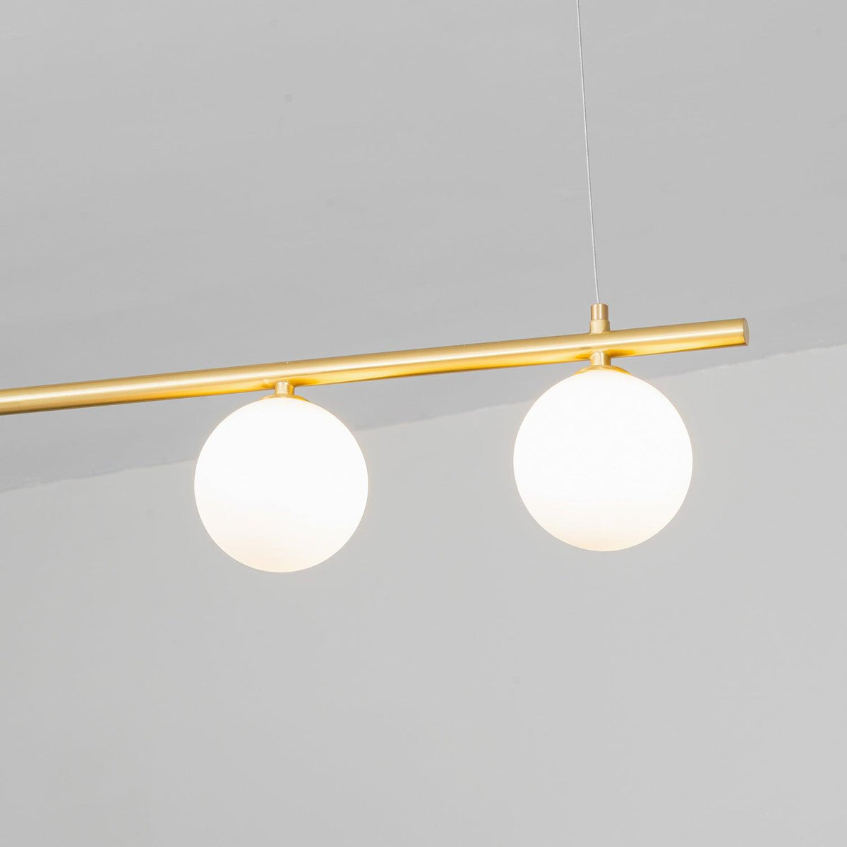 Estix lampă suspendată liniară din alamă minimalistă