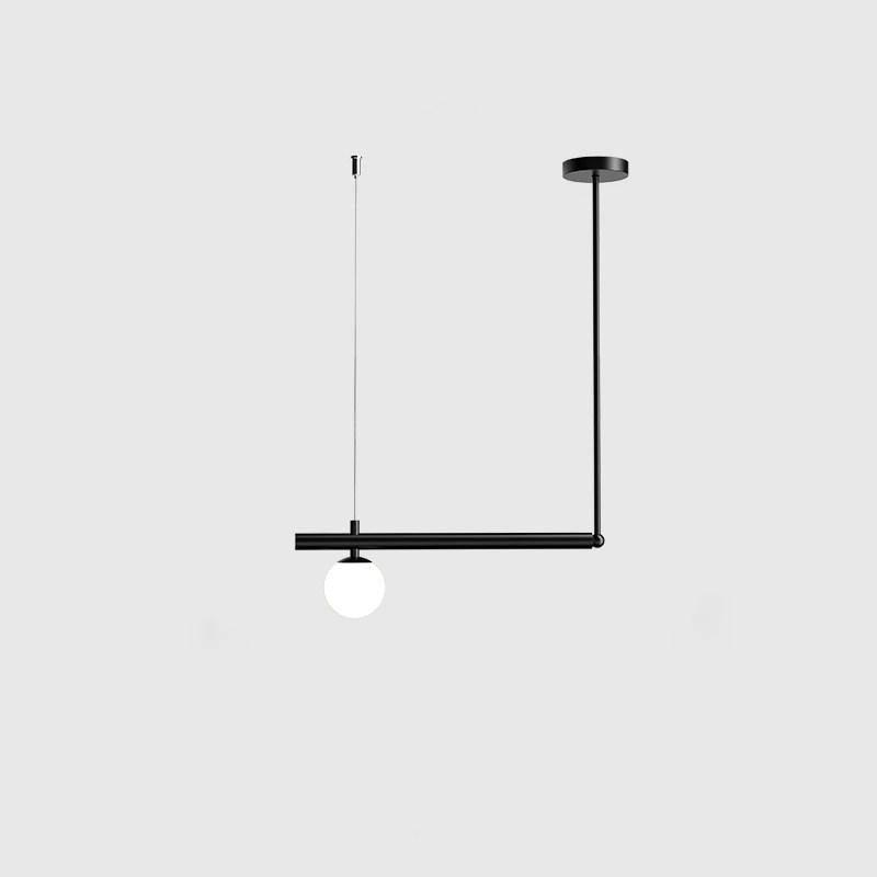 Estix lampă suspendată liniară din alamă minimalistă