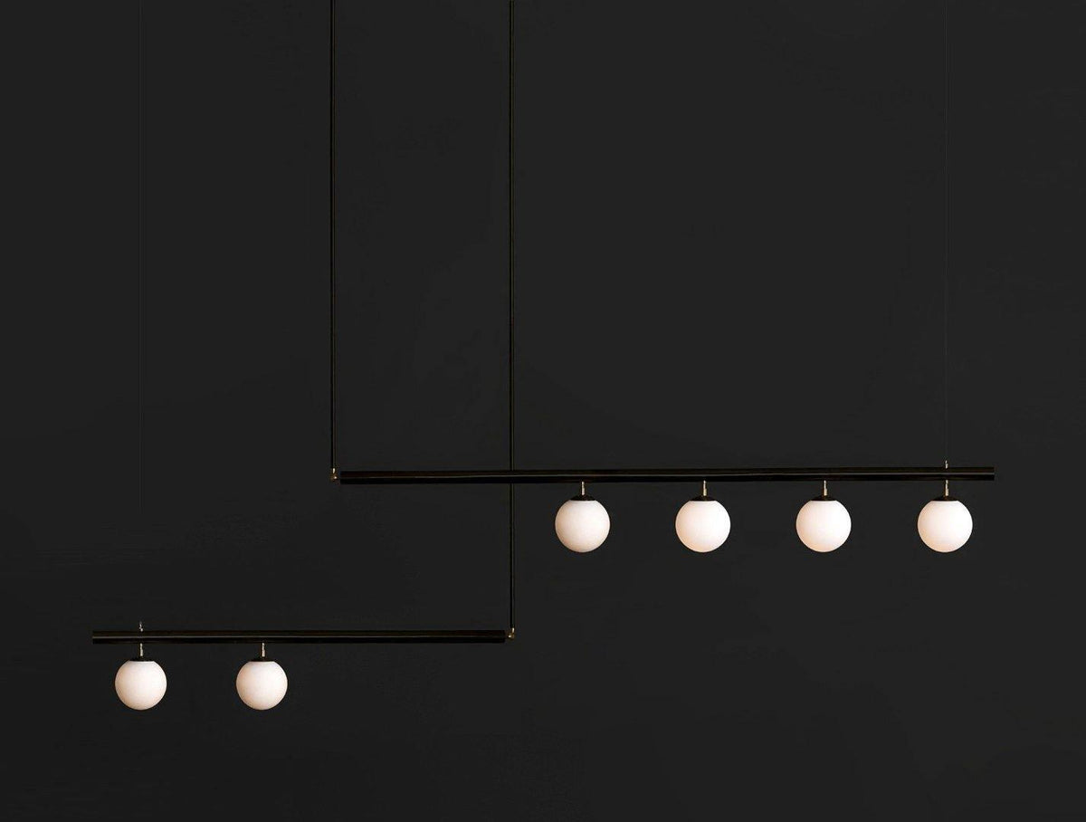 Estix lampă suspendată liniară din alamă minimalistă