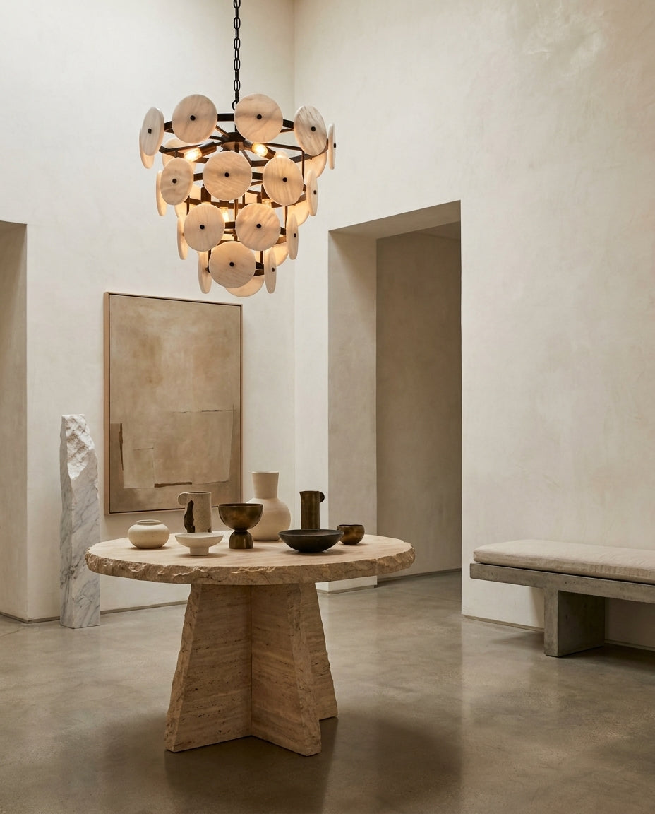 Davenhurst candelabru din alabastru