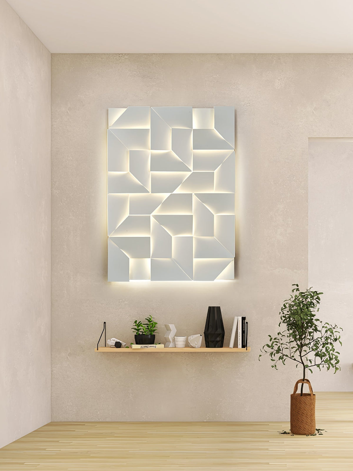Deloza Shadows Rechargeable Grand Sconce aplică de perete