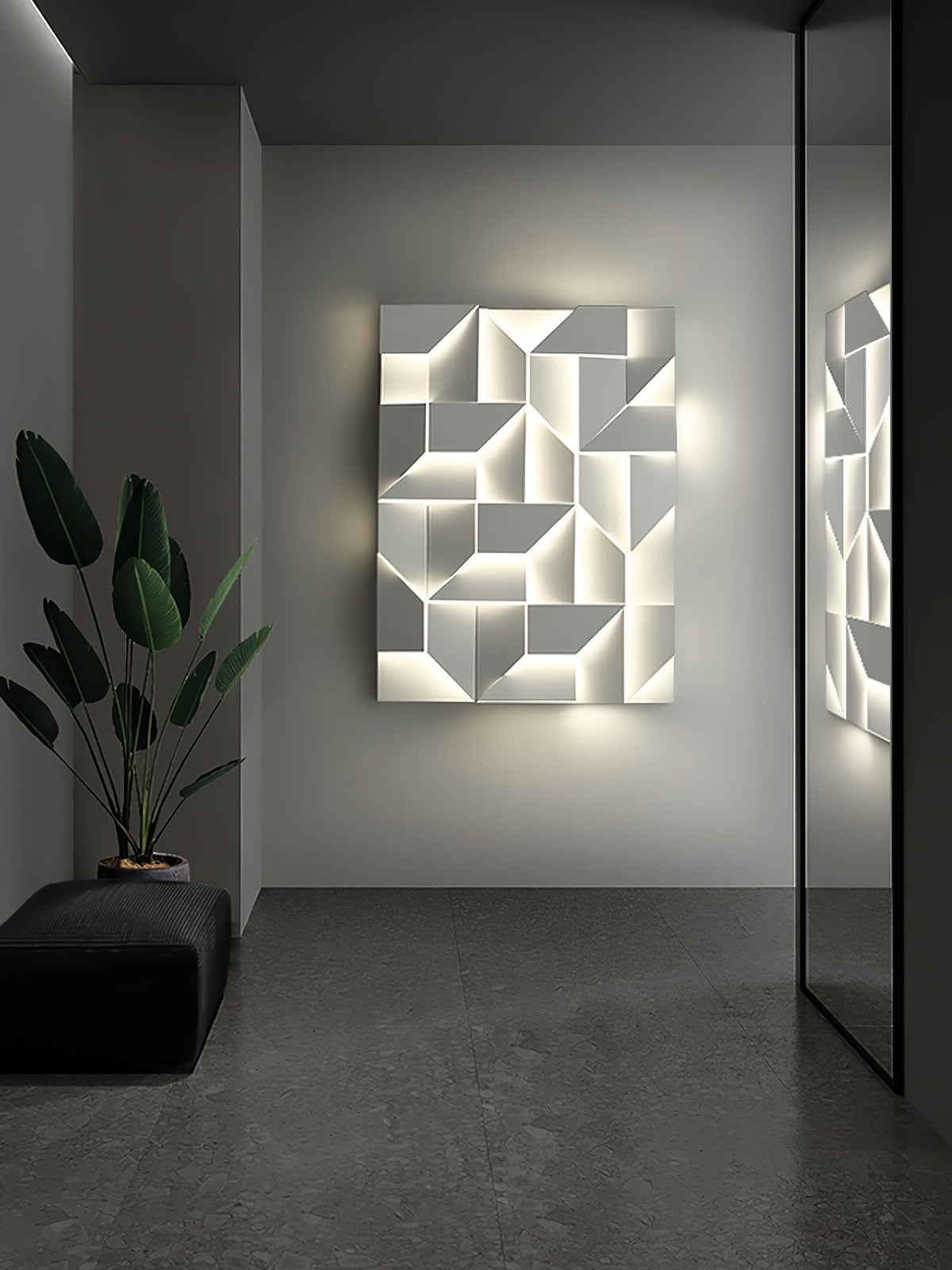 Deloza Shadows Rechargeable Grand Sconce aplică de perete