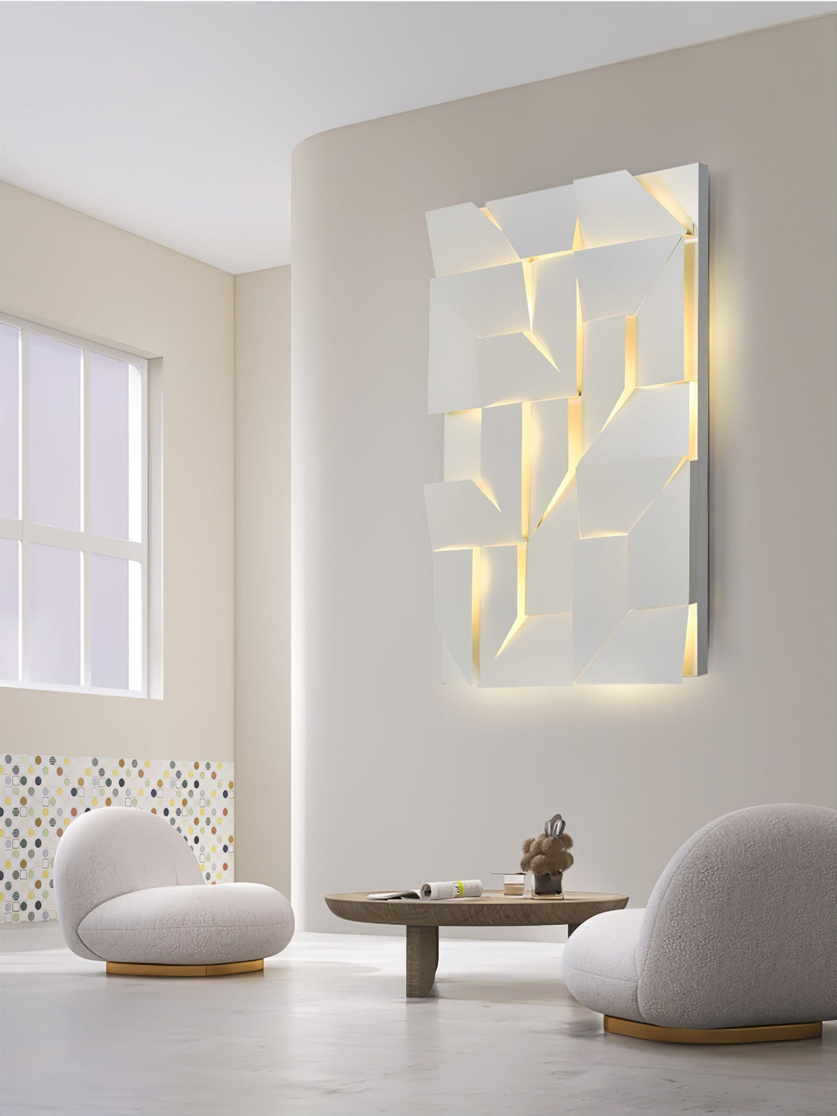 Deloza Shadows Rechargeable Grand Sconce aplică de perete