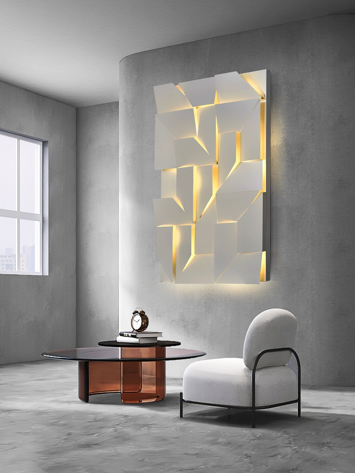 Deloza Shadows Rechargeable Grand Sconce aplică de perete