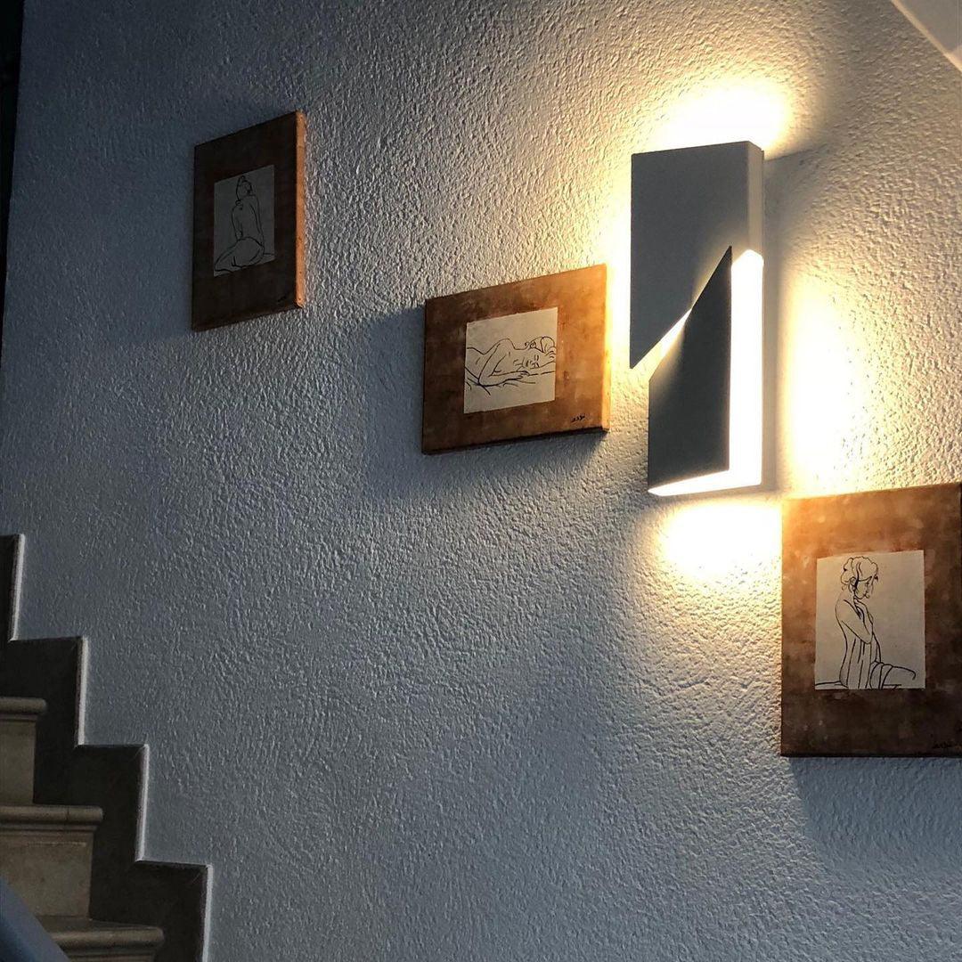 Deloza Shadows Rechargeable Grand Sconce aplică de perete