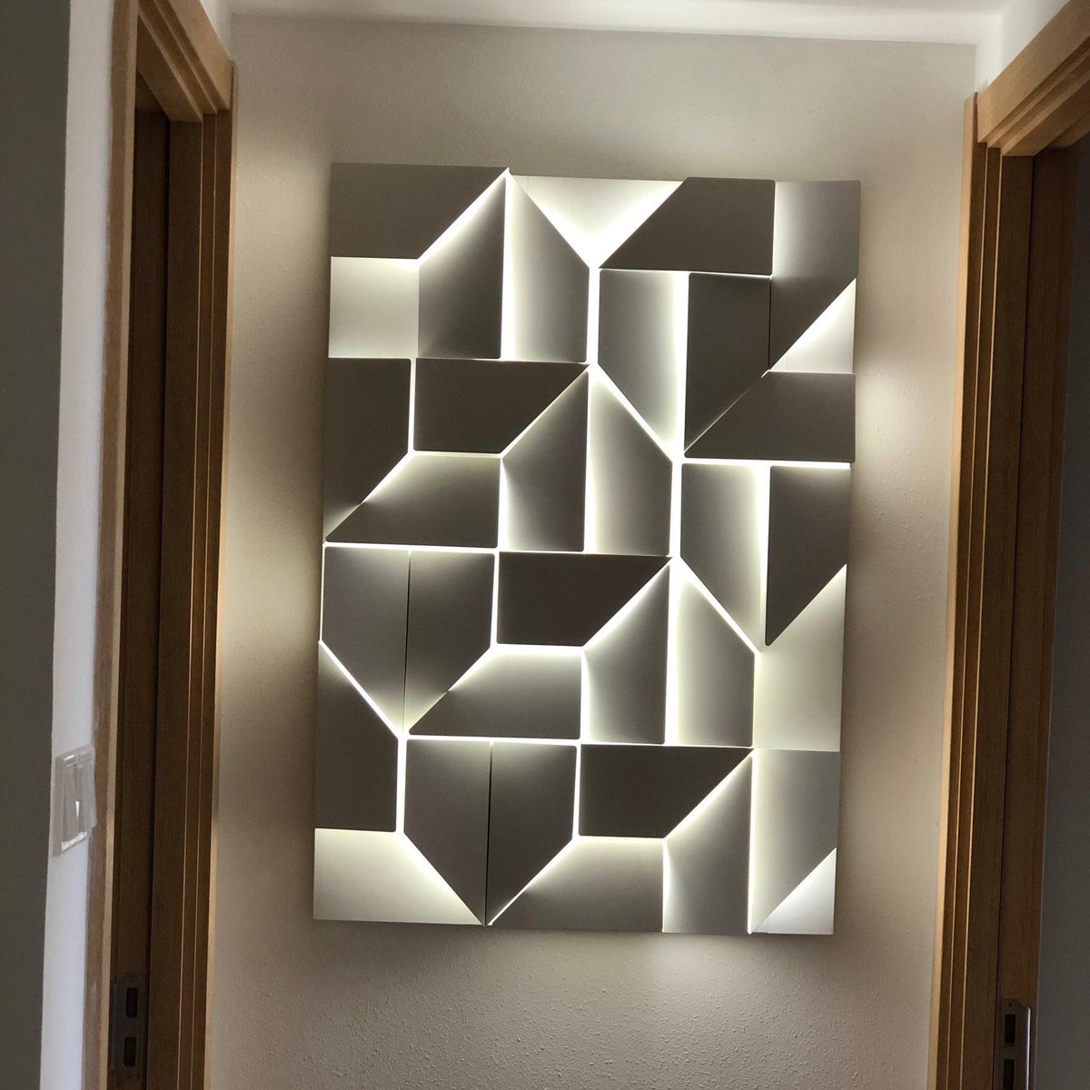 Deloza Shadows Rechargeable Grand Sconce aplică de perete