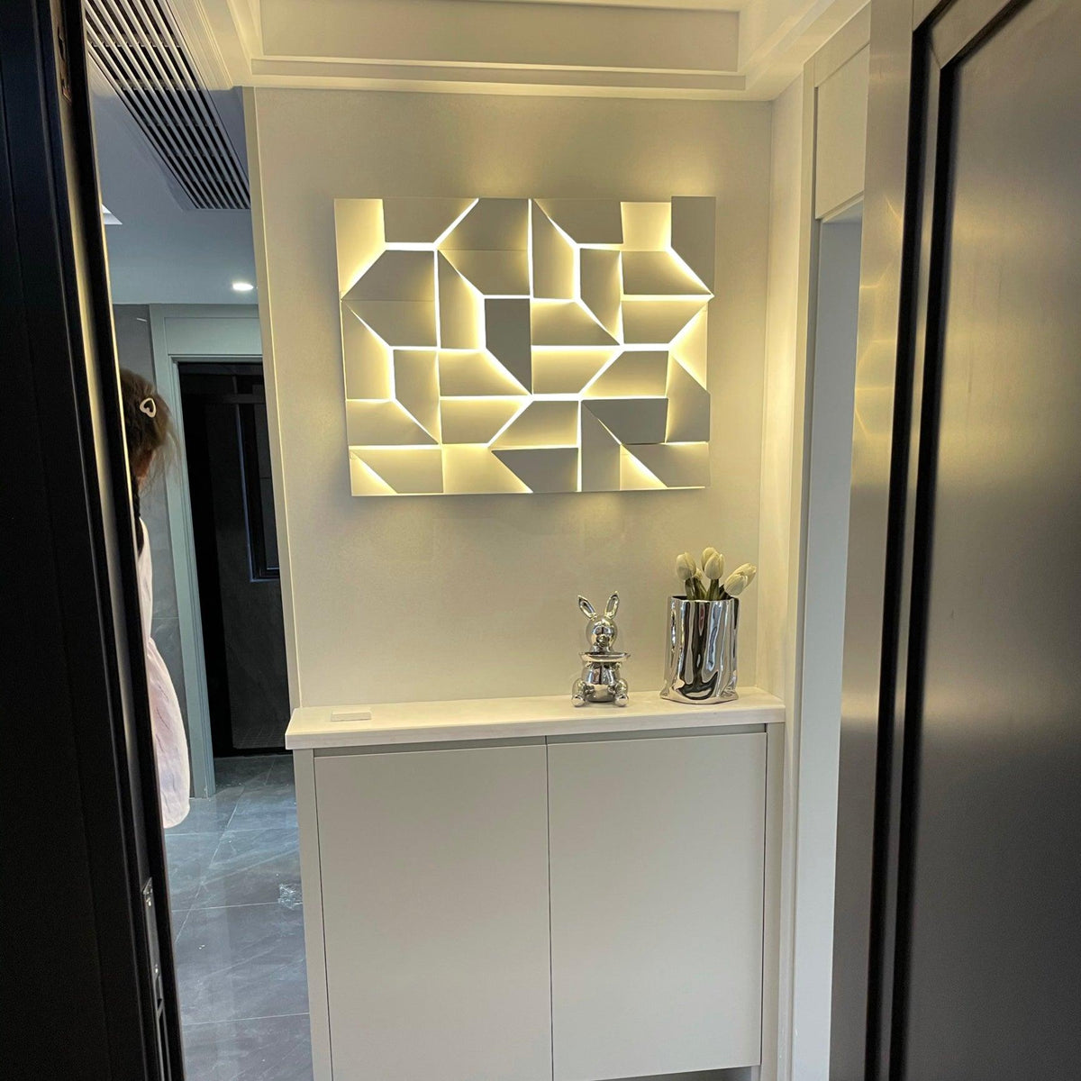 Deloza Shadows Rechargeable Grand Sconce aplică de perete
