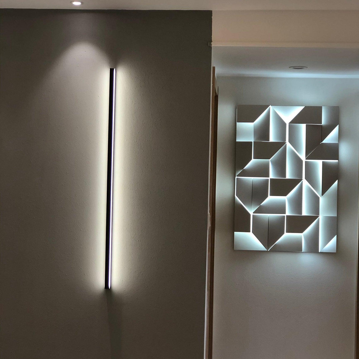 Deloza Shadows Rechargeable Grand Sconce aplică de perete