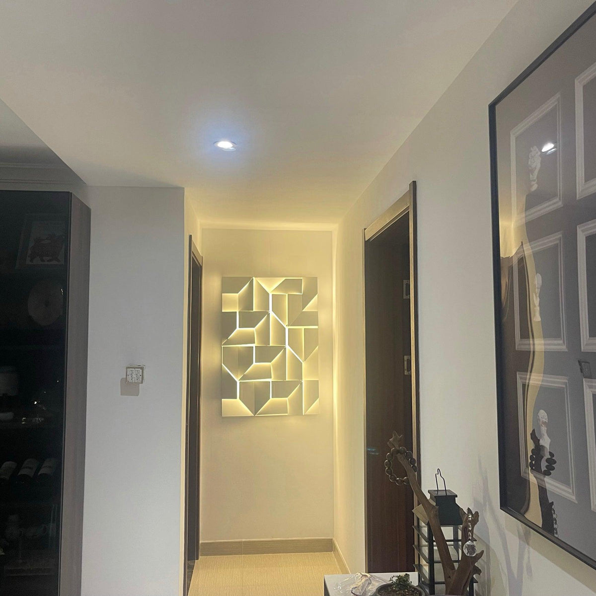 Deloza Shadows Rechargeable Grand Sconce aplică de perete