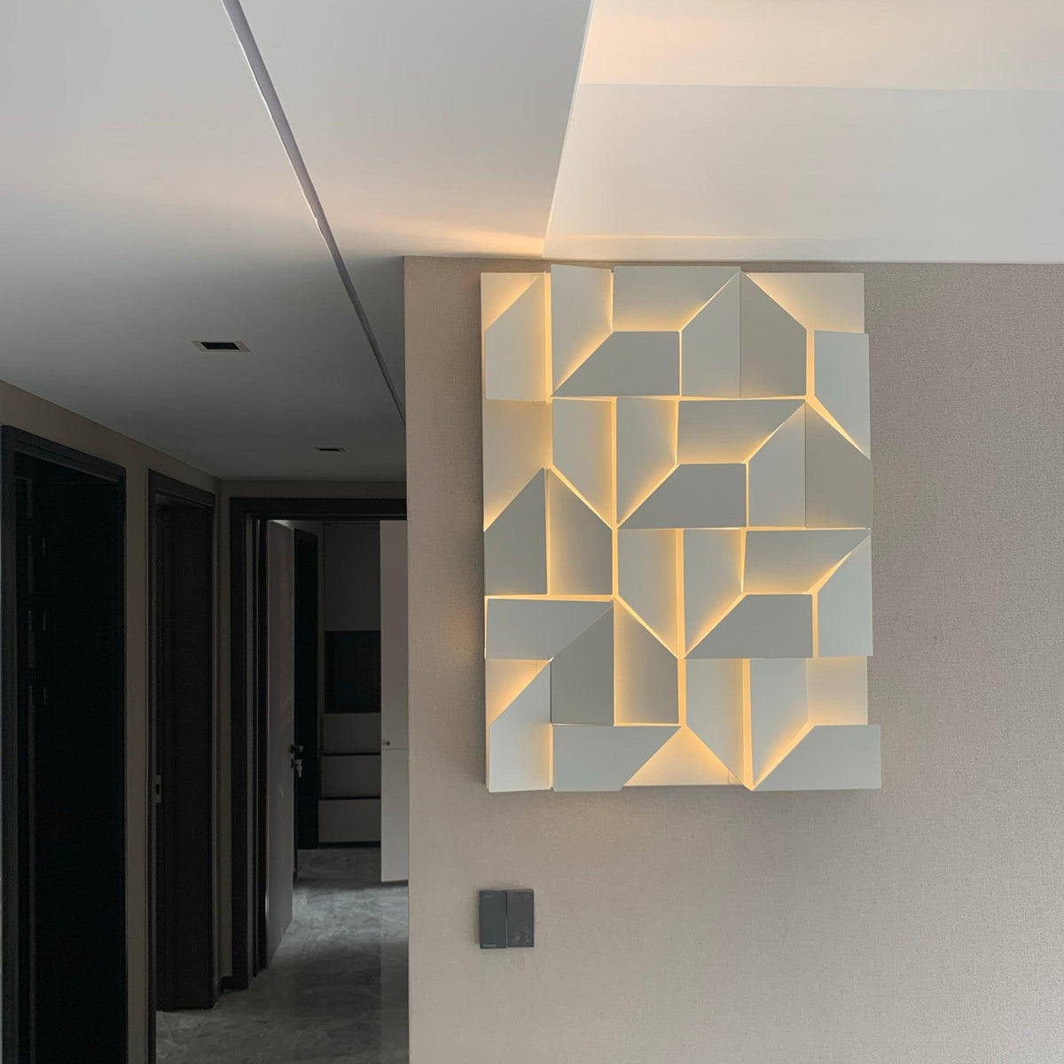 Deloza Shadows Rechargeable Grand Sconce aplică de perete