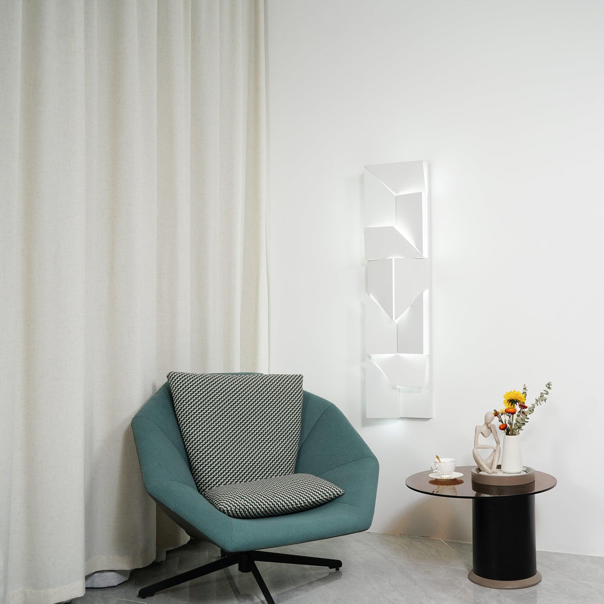 Deloza Shadows Rechargeable Grand Sconce aplică de perete