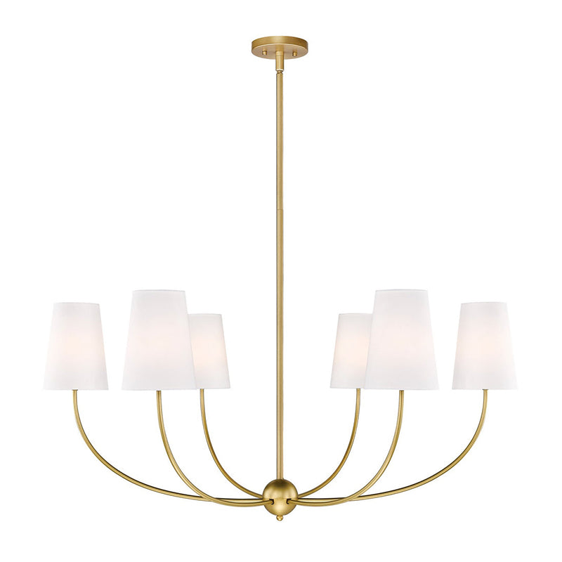 Mirearia candelabru cu abajur textil
