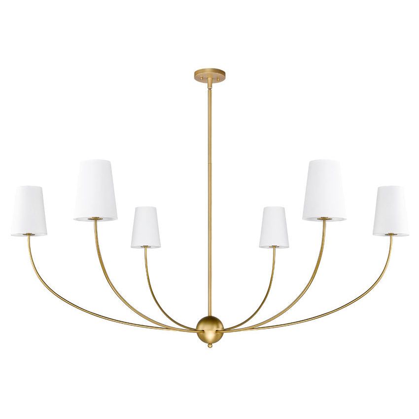 Mirearia candelabru cu abajur textil
