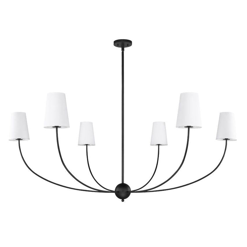 Mirearia candelabru cu abajur textil