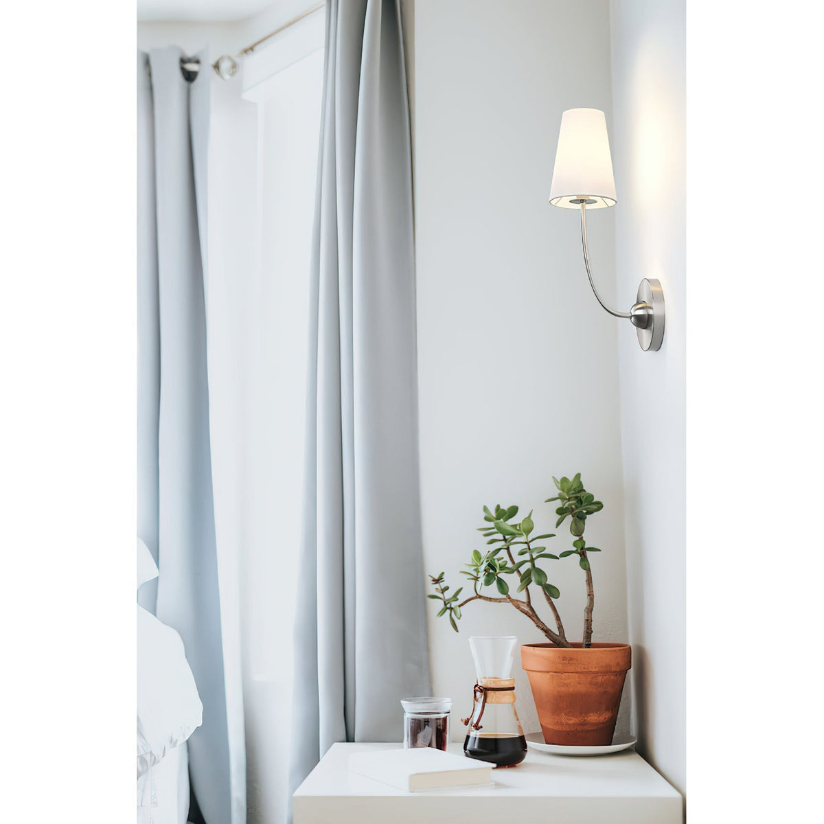 Miriviella aplică de perete cu abajur textil