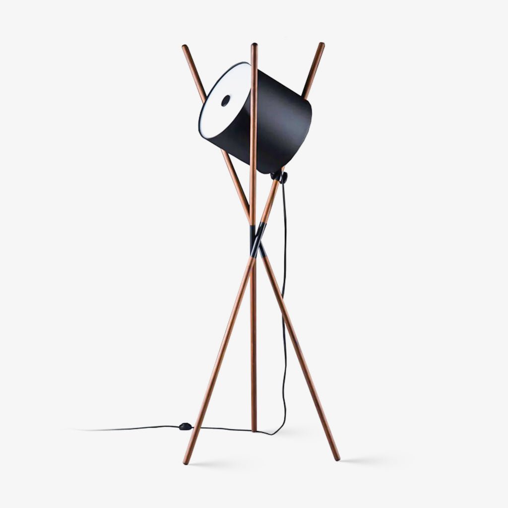 Syloena lampadar contemporan din lemn