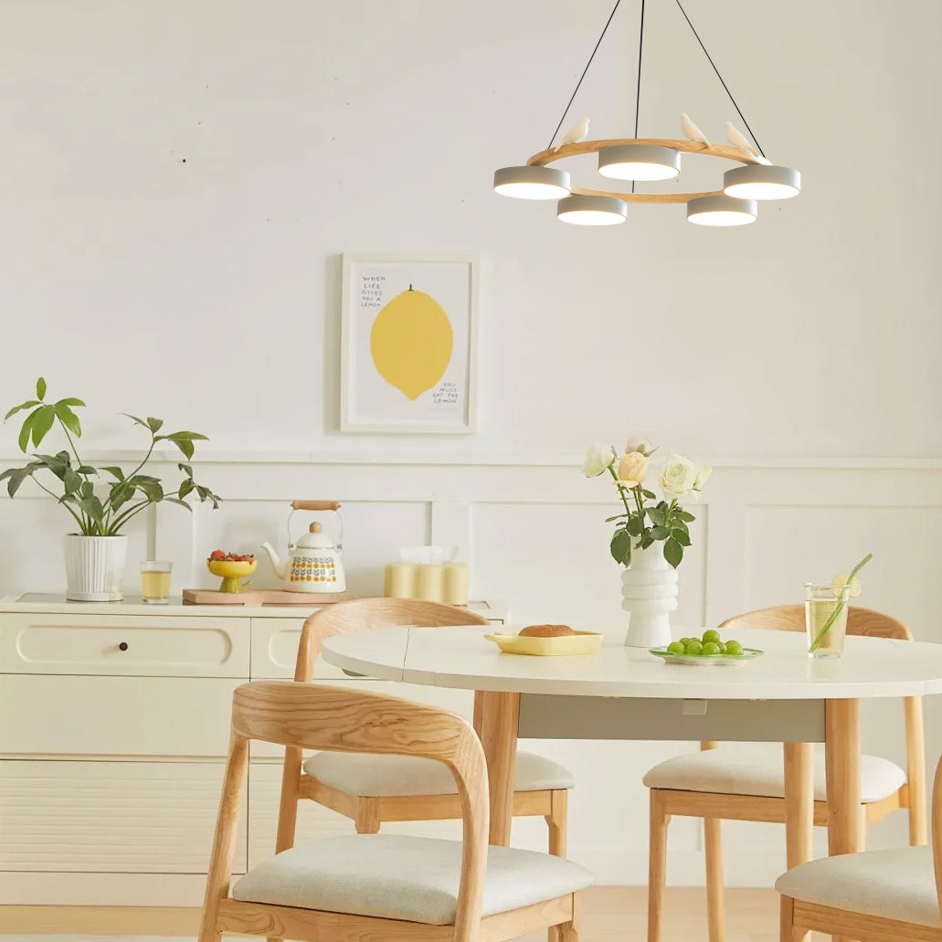 Cliff candelabru rotund cu schimbare culoare