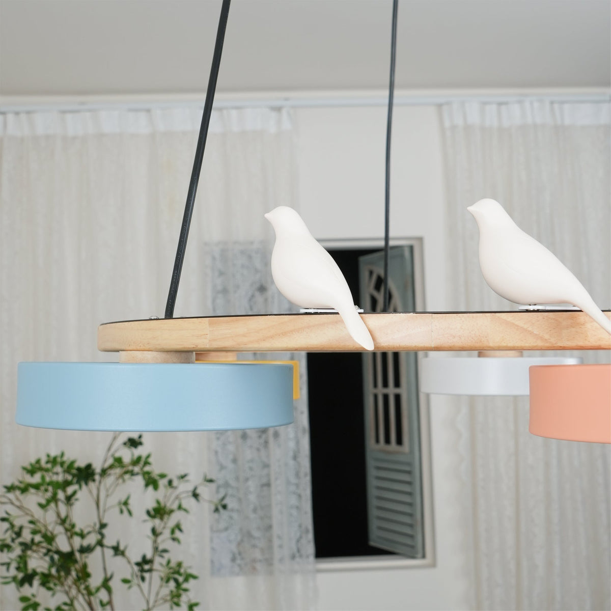 Cliff candelabru rotund cu schimbare culoare
