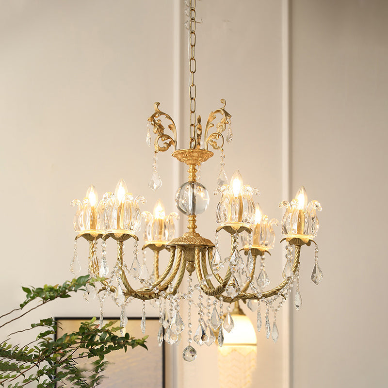 Selelian candelabru din cristal