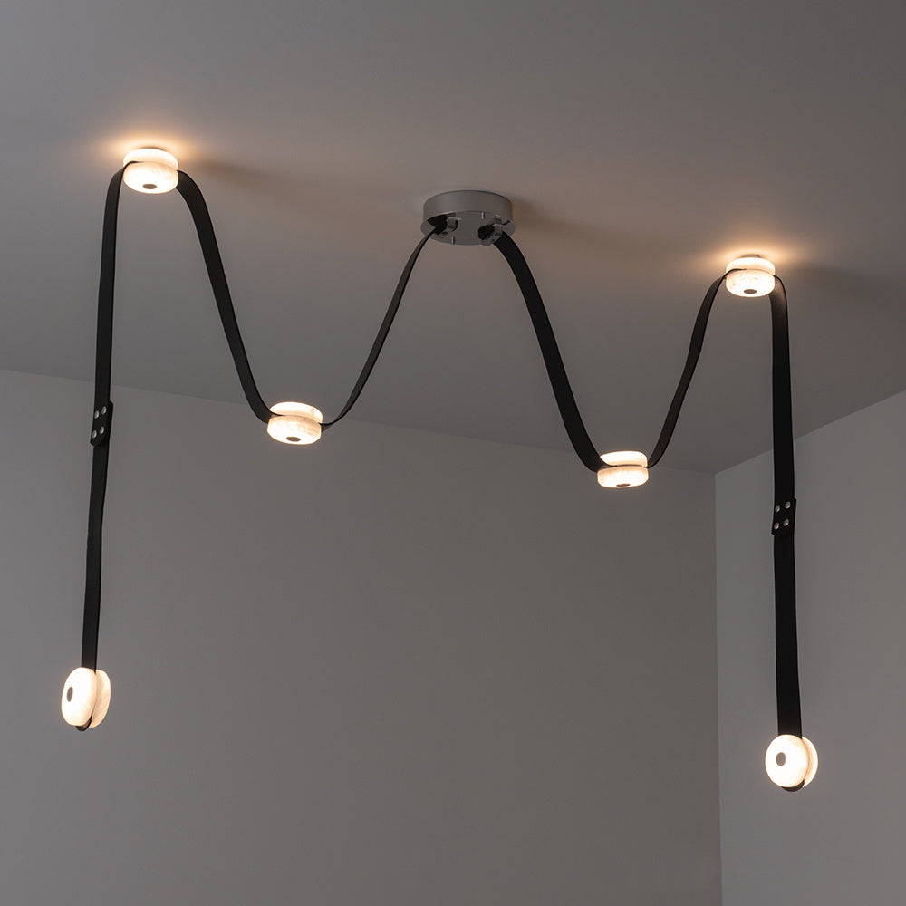 Nivuella candelabru din alabastru