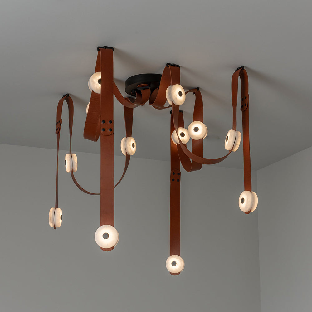 Nivuella candelabru din alabastru