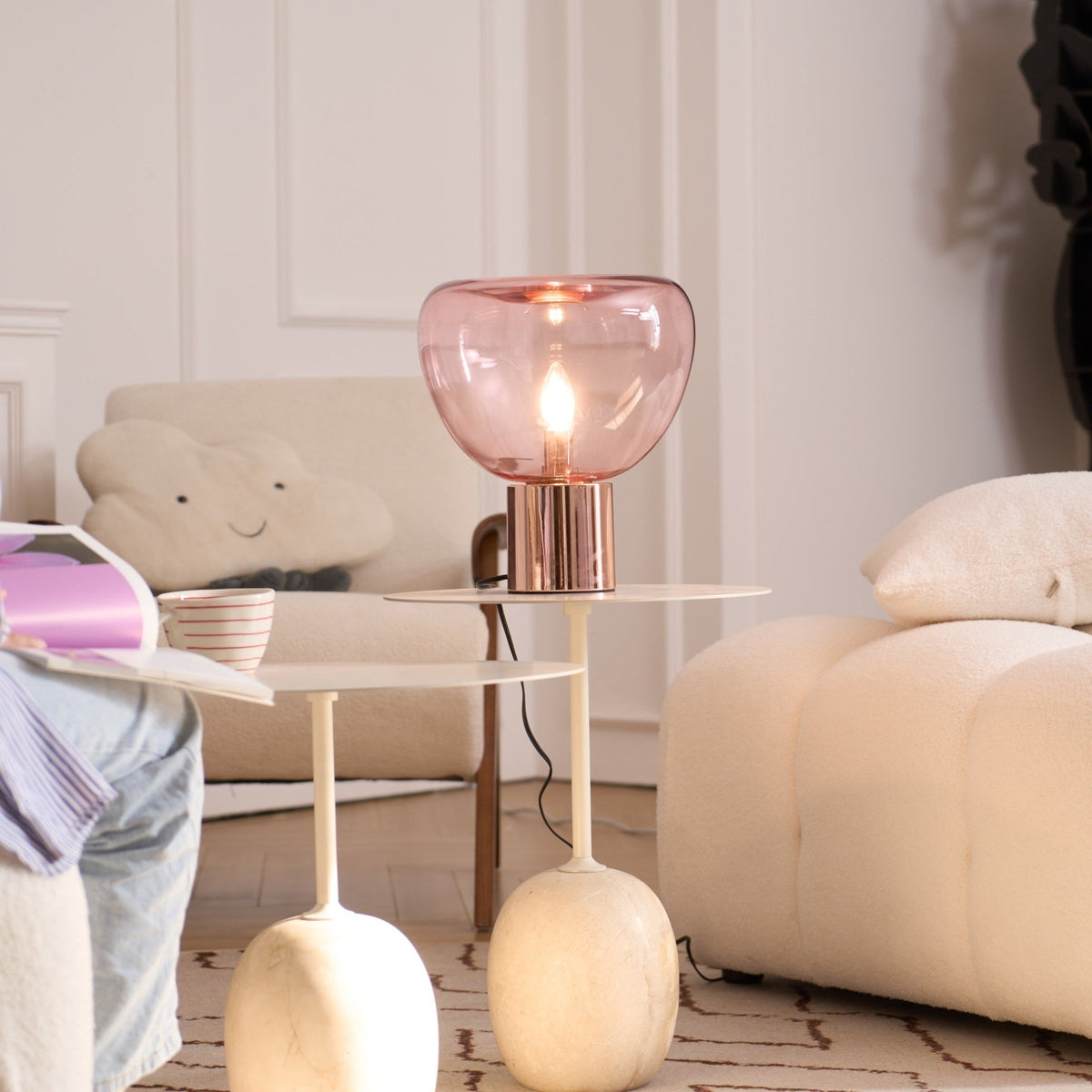 Jade lampă de masă modernă