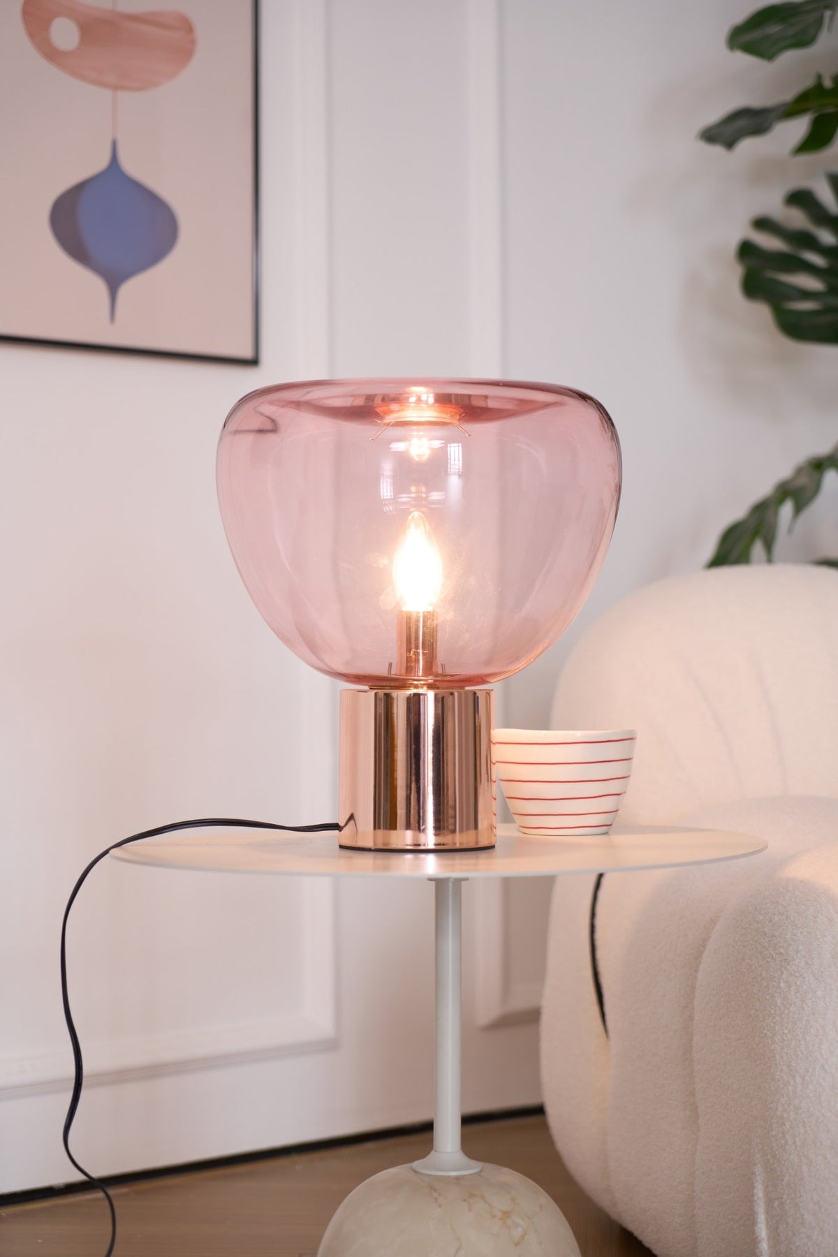 Jade lampă de masă modernă