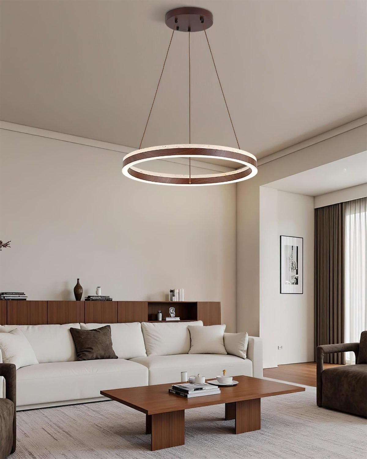 Loren candelabru cu Geometrie din travertin