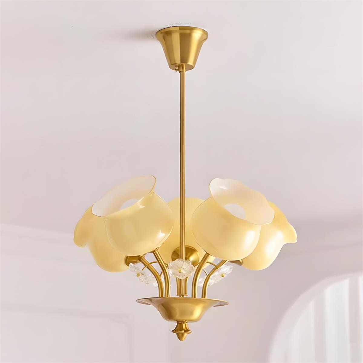 Juliette candelabru, cu petale
