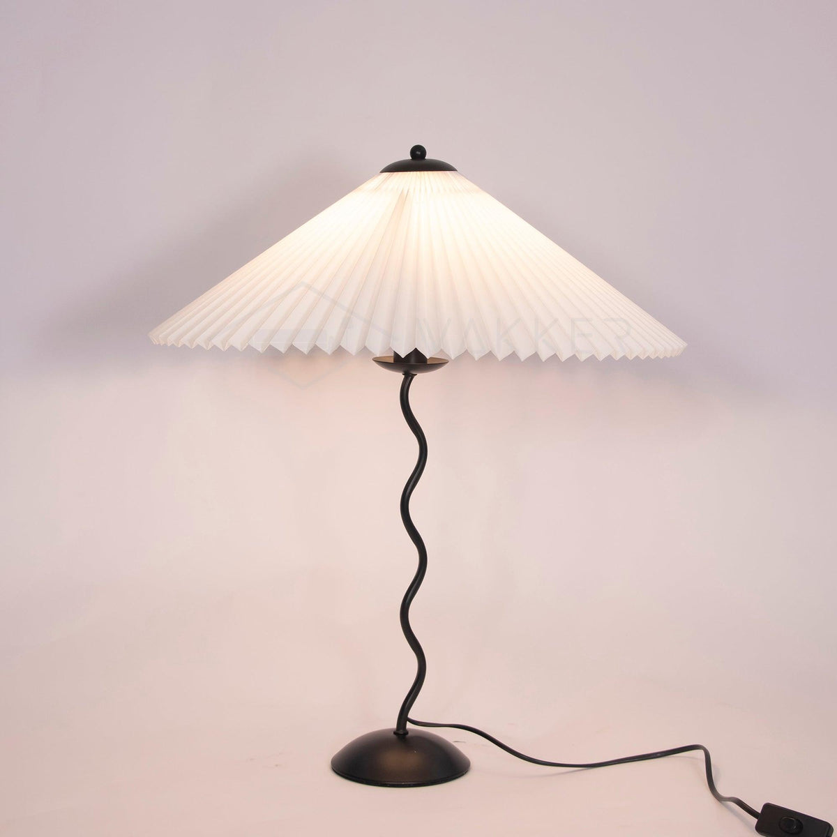 Vioro lampă de masă cu abajur textil