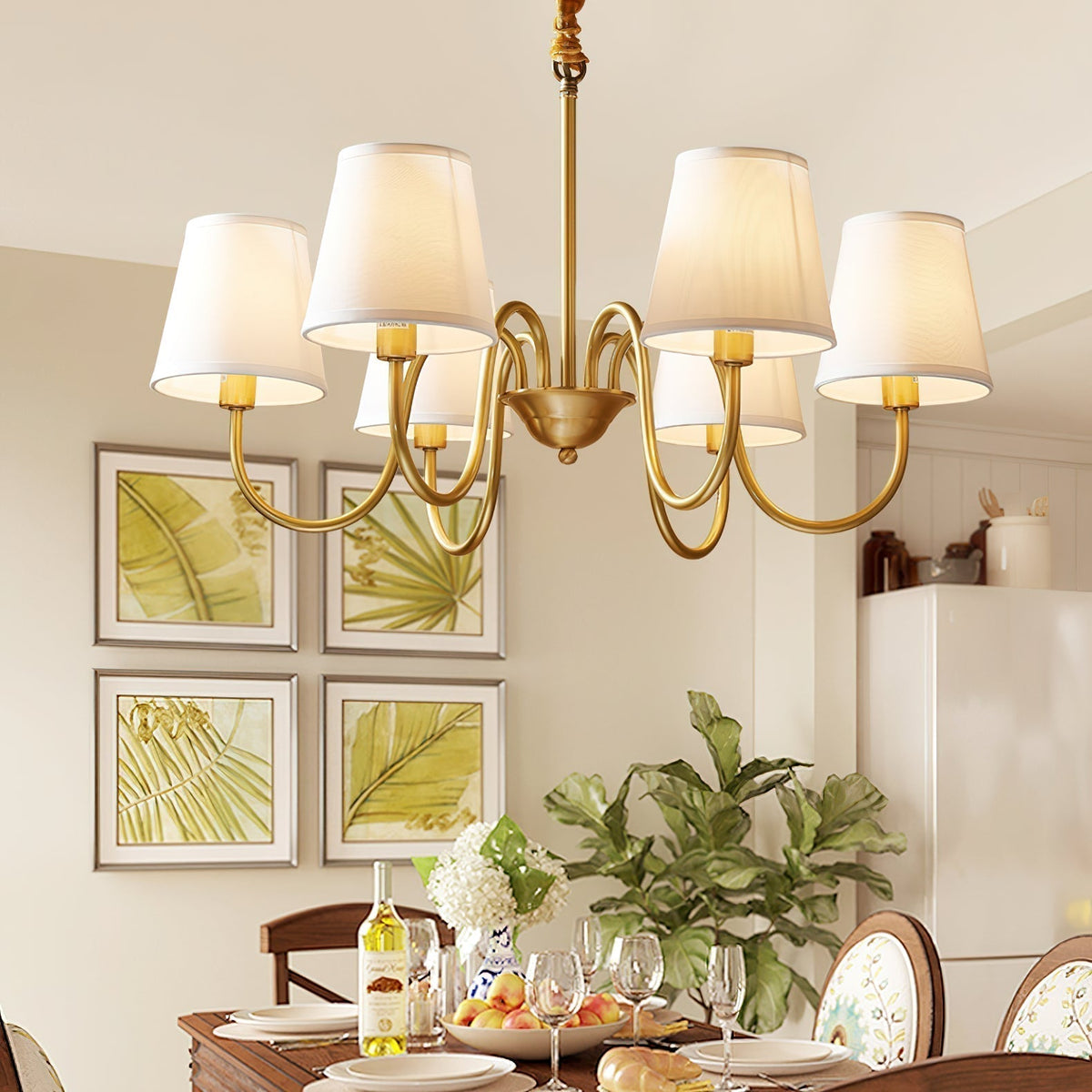 Dalen tradițional Stacey material textil candelabru