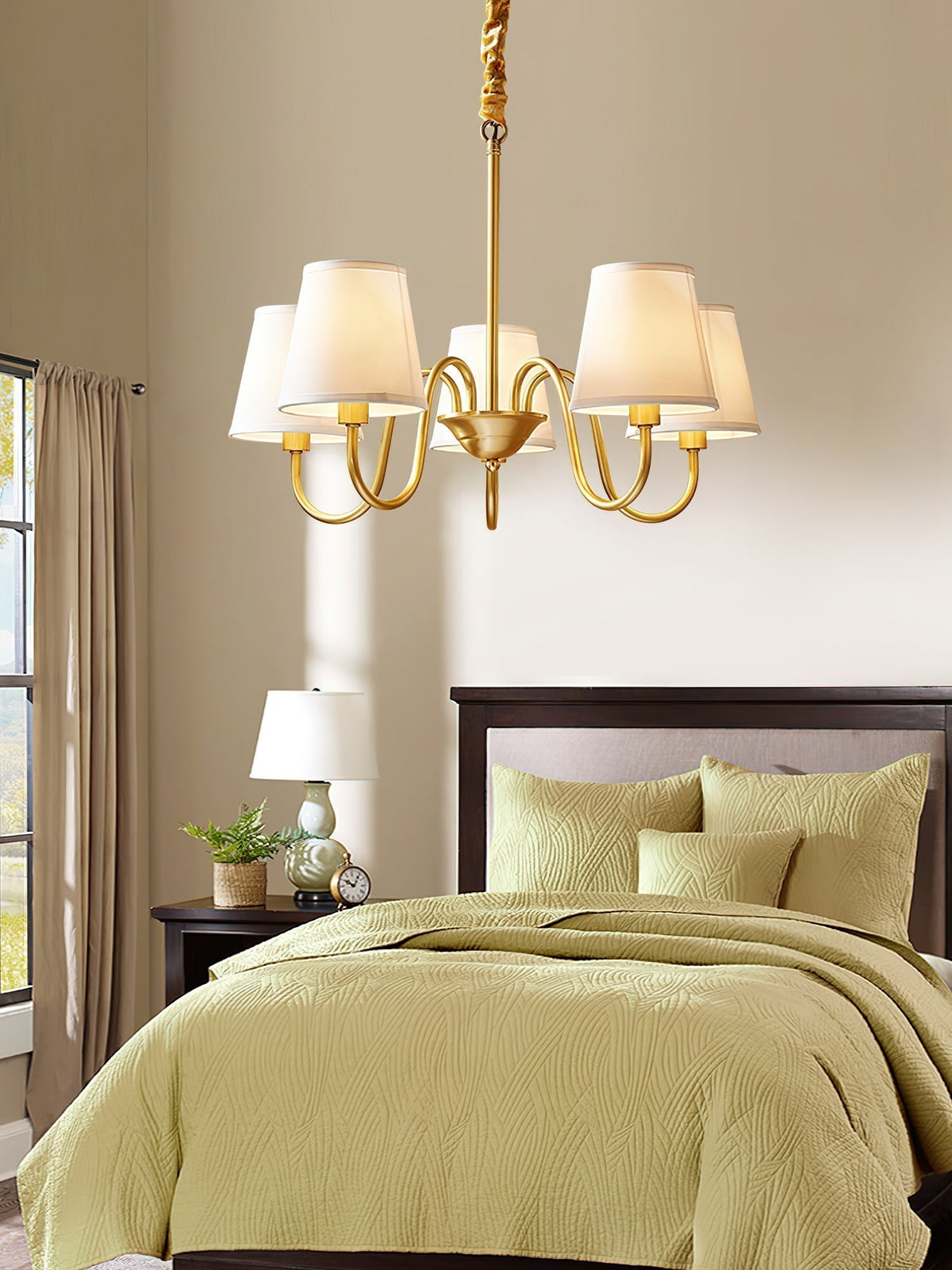 Dalen tradițional Stacey material textil candelabru