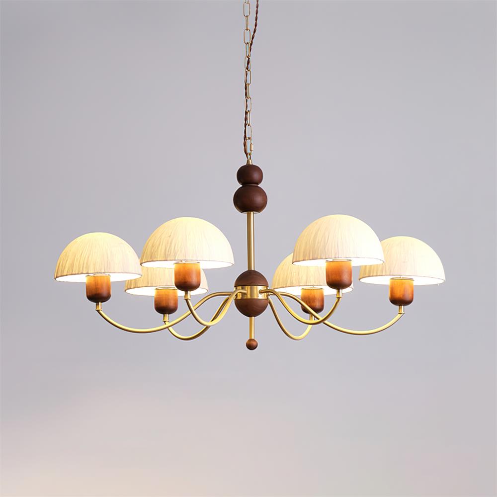 Core candelabru din hârtie de orez, în stil modernist de la mijlocul secolului