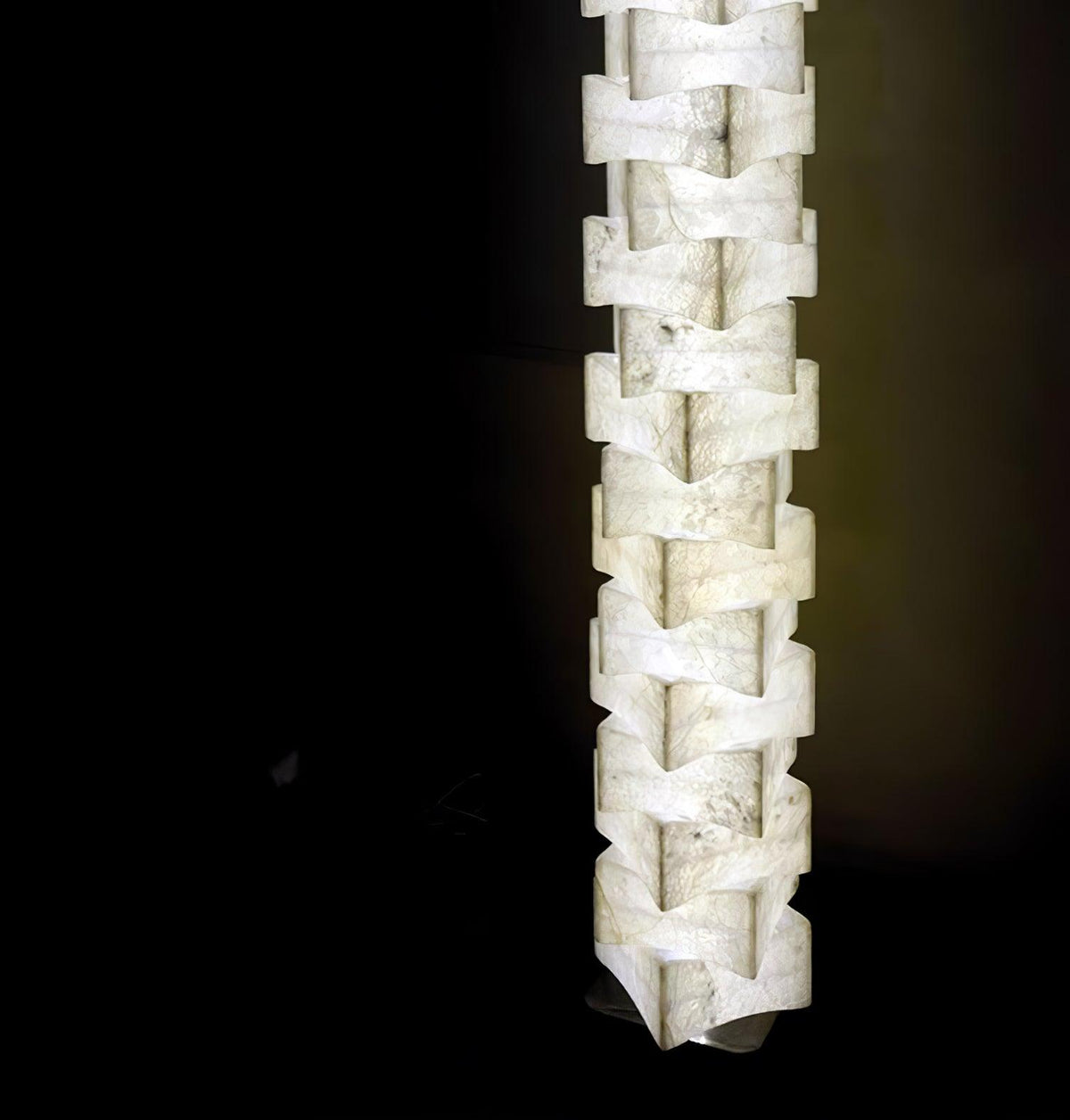 Sostix lampadar din alabastru