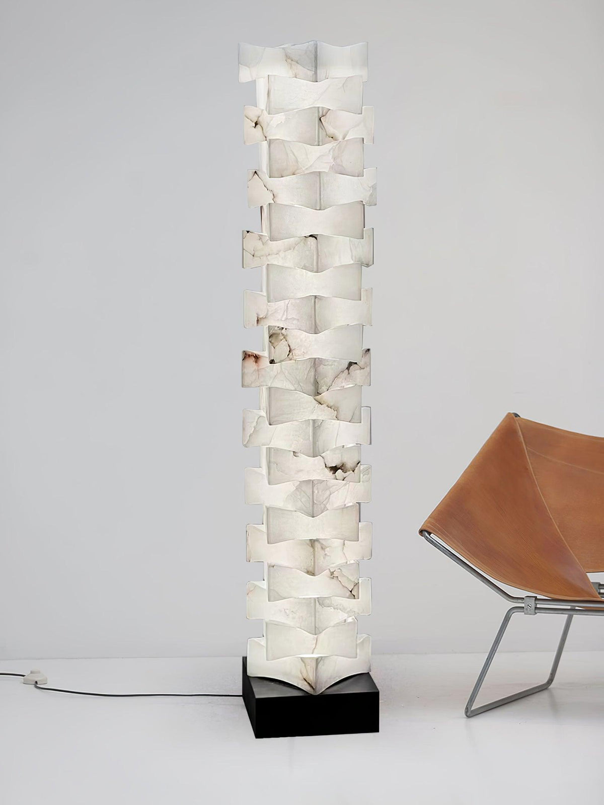 Sostix lampadar din alabastru