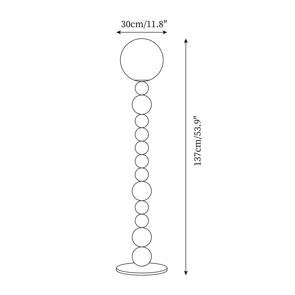 Beads lampadar
