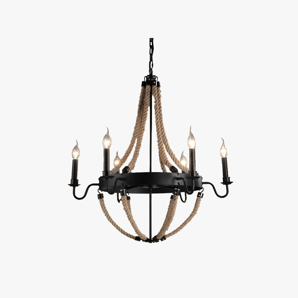 Epoch Vintage Loft Twine lampă suspendată metal Restaurant/Barem