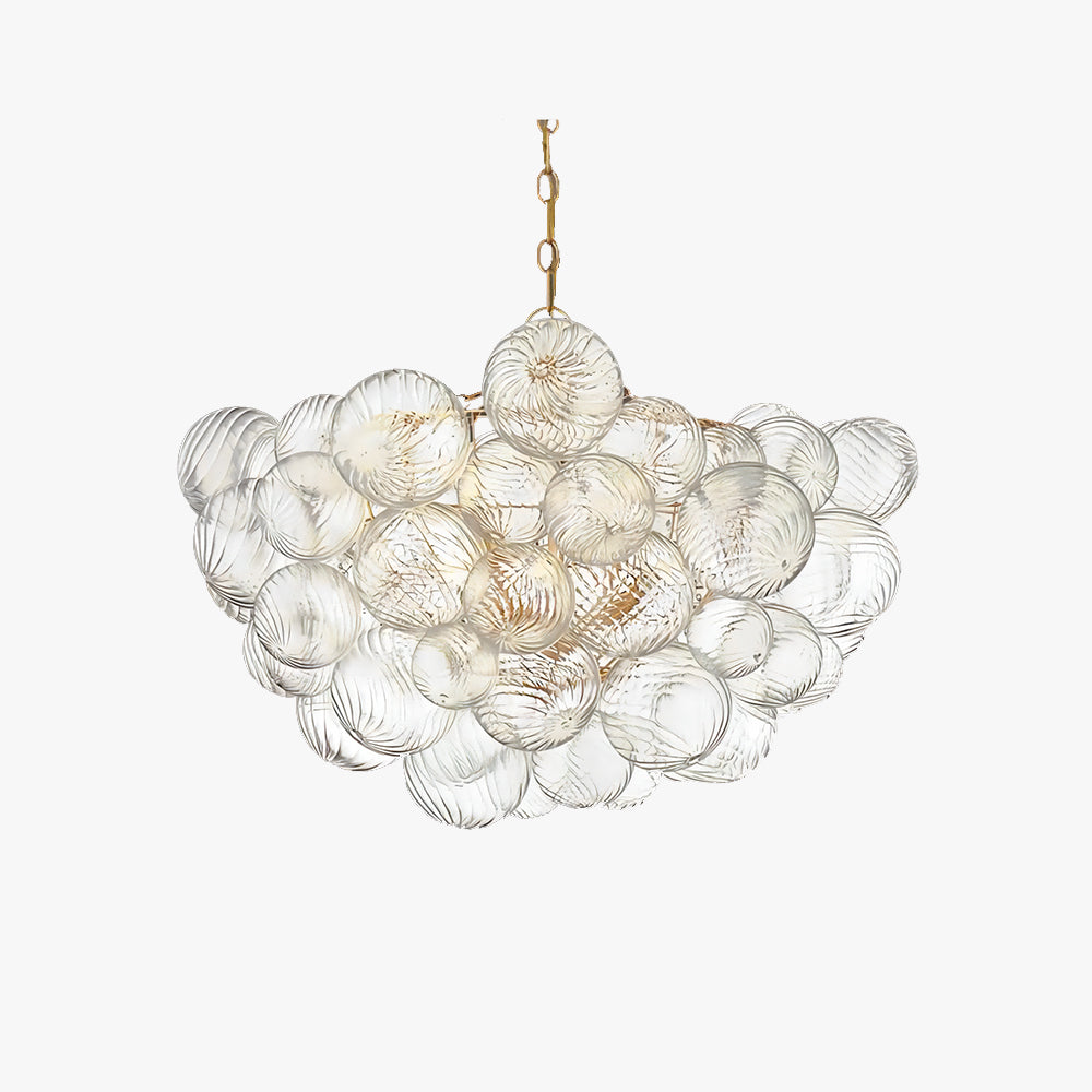 Valentina candelabru din sticlă, de lux, modern, LED, cu bule, pentru living