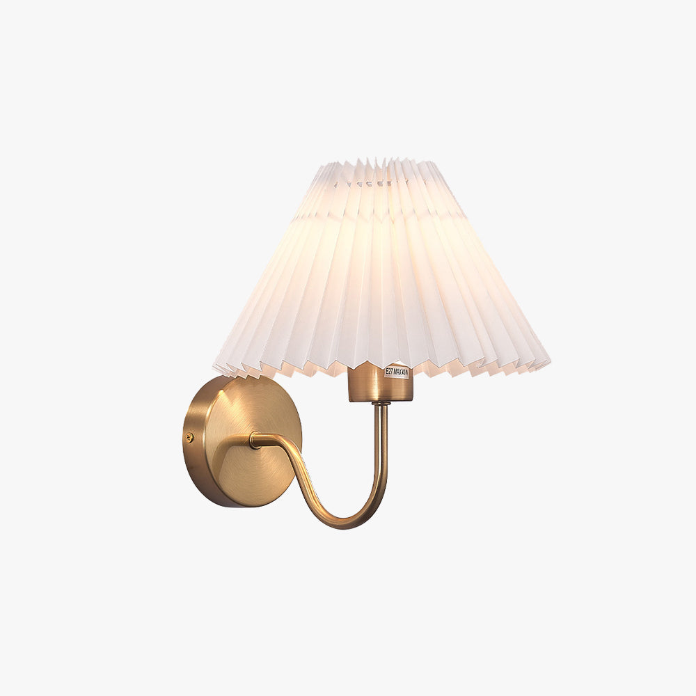 Tiffany Nordic Vintage Indoor aplică de perete din alamă neagră metal pentru dormitor